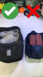 High Quality Shoe Organizer Upgraded Travel Portable Shoe Bag Large Capacity Clothes Storage Bag