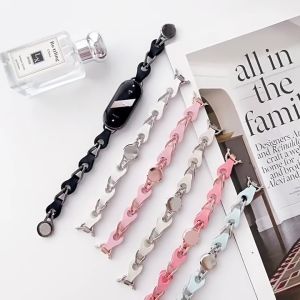 Xiaomi Mi Band 8 NFC Strap แฟชั่น INS สร้อยข้อมือ รุ่น Miband 8 สายรัดข้อมือสแตนเลสการทดแทนเหล็ก