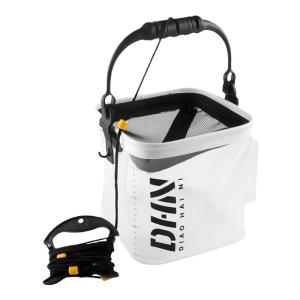DIAOHAINI | Collapsible Transparent Durable Fishing Bucket with Oxygenator and Cover