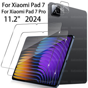 Screen Protector for Xiaomi Pad 7 / 7 Pro (11.2 inch) 2024 Tablet Tempered Glass Film Rear Camera Protector Anti Scratch 11.2"