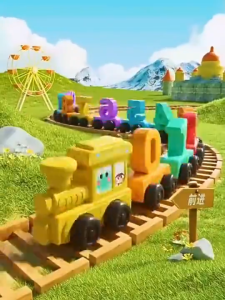 Đồ Chơi Đoàn Tàu Nam Châm Với 12 Toa Số Đồ Chơi Thông Minh Giáo Dục Sớm Cho Bé Phát Triển Tư Duy Trí Tuệ