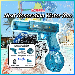 Water Blaster Battery Powered 8 meter Projectile Range Suitable for 8 years old and above Realistic backfire sensation