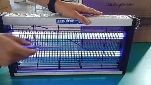 LESTOP 20W High Voltage Insect Killer UV Tube Mosquito Fly Trap Pembunuh Serangga 2X10W