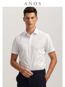 ANOS | Windsor Collar Business Leisure Short Sleeve Shirt