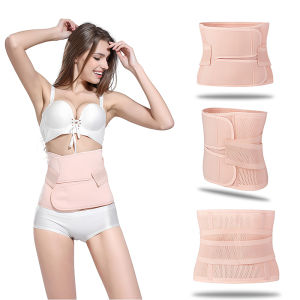 Women Postpartum Belly Band C Section Recovery Binder Breathable Abdominal Support Post Surgery Girdle Waist Trainer