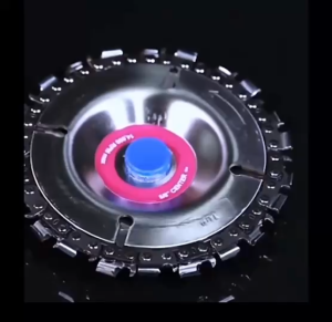 NASHI ใบเลื่อยตัดไม้ ใบเลื่อยฟันโซ่ 4 นิ้ว 22ฟัน ใบตัดไม้ ใส่ลูกหมู หินเจียร์ Wood Carving Disc อย่างดี Highcarbon ส่งไว