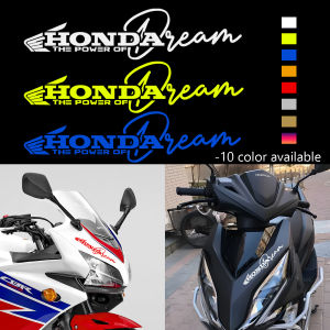สติกเกอร์ป้ายโลโก้สะท้อนแสงติดรถจักรยานยนต์สติกเกอร์สติ๊กเกอร์พูลฟลาวเวอร์กระจกบังลมสำหรับฮอนด้า CRF CBR VFR 600 400 1000RR PCX160 150