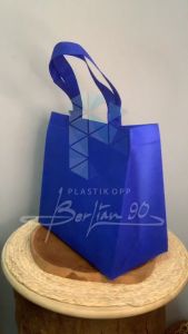 (12 pcs) Goodie Bag Standing Handle 25x25x15 cm Tas Belanja Landscape Tas Kain 25x25 cm Tas Kanvas