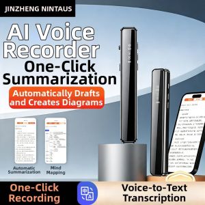 NINTAUS | AI Smart High Definition Noise Reduction Voice Recorder | Trending Choice Alongside AI Work Gear