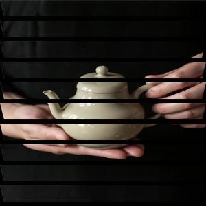 Ash Glazed Ceramic Retro Japanese Handmade Small Teapot