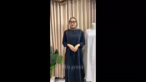 Gamis Abaya Melisa Remaja Mewah elegan Terbaru
