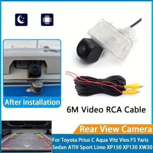for Toyota Rearview Backup Camera Compatible with Prius C/Aqua Yaris Auris Hatchback Fortuner -  Night Vision