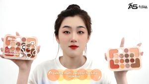 Ashley Shine 16 Color Eyeshadow Palette Blush Powder 3 in 1 Highlighter Make Up AS3080 Face & Eye