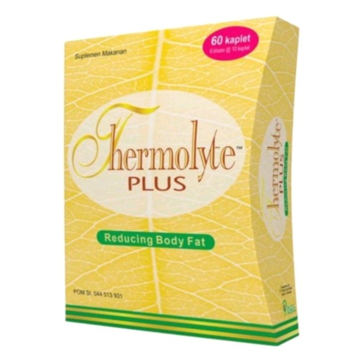 Thermolyte Plus isi 30 Kaplet /Kaplet Herbal / Pelangsing Alami / Penurun Berat Badan / Susut Lemak / Ori | Original