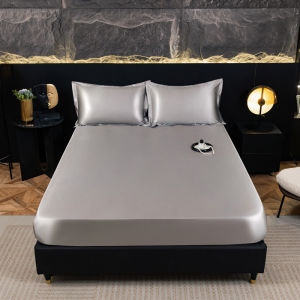 SUNLIGHT HOME Cooling Waterproof BedsheetSolid Color Fitted Bed SheetBreathable Mattress Cover