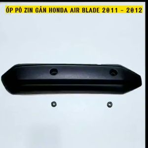 [AB 2011-2012] Ốp Pô Nhựa ABS Đen Hàng Honda Gắn Như Zin Honda Air Blade đời 2011 - 2012 Mẫu Zin Bộ Ốp Biển Số Khung Xi Màu TiTan (Ảnh tự chụp)