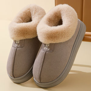 JIFANPAUL | Winter Warm Slippers Thickened Fluffy Heel