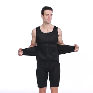 Men Body Shaper Sculpting Sauna Sport Man Slimming Adjustable Corset Top Sweat Shirt Fat Burning Fitness Tank Top