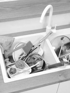 【Fadikou】Scalable Sponge Holder Kitchen Sink Organizer Dish Rack With Drainer Wall Mounted Storage Rack Soap Holder Organizer Shelf