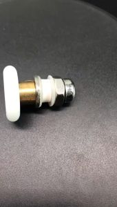 2pcs Roda Shower Box 25mm Roda Pintu Kamar Mandi Kaca Kuningan Roller Pintu Shower