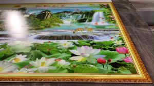 Tranh 3D - gạch tranh dán tường