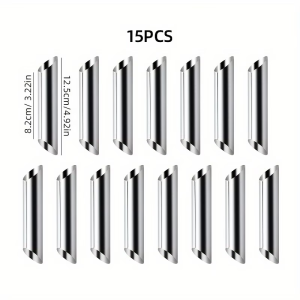 XMSJ | 5/10/15Pcs Stainless Steel Angled Cream Horn Molds Croissant Danish Pastry Roll Tube Mould Home Kitchen Baking Decor Tools