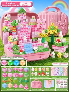 ALLofmini | DIY Assemble Magnetic Cube Childrens Intelligent Toy Set