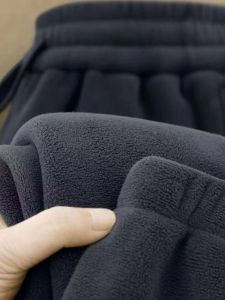 Double-Sided Fleece Thickened Winter Sports Pants Womens Outdoor Wear Cuffed Sweatpants Fleece-Lined Warm Winter Trousers