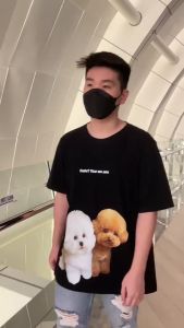 Vaba Kaos Wanita Ukuran S-M-L-XL-XXL Dan JUMBO SIZE | Kaos Distro Motif Anjing Lucu Poodle dan Bichon | Kaos Lengan Pendek Cotton Combed 30s & 24s GOOD QUALITY Dijamin REALPICTURE