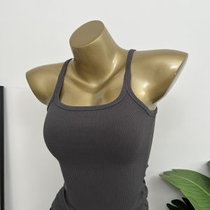 Áo Ba Lỗ Không Tay Cổ Chữ U Ôm Vừa Vặn Màu Trơn Gợi Cảm Áo Ba Lỗ Mùa Hè Phong Cách Công Sở Áo Ba Lỗ Cổ Chữ U Ôm Vừa Vặn