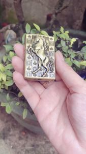 Mô Hình Sưu Tầm hình ngựa Unicorn ( Màu Vàng - Bạc) quà tặng sưu tầm