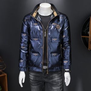 Áo Khoác Lông Vũ Nam Mùa Đông Phong Cách Mới Đa Năng Trẻ Trung Thời Trang Thường Ngày Ấm Áp Áo Khoác Ngoài Thời Trang Chống Gió