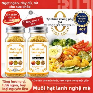 Gia Vị Hạt Lanh Curcuma Vừng Muối cho Bữa Ăn Nhẹ