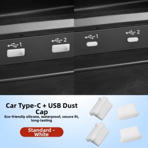 NAILI | USB Charging Port Dust Cover Car Interior Accessory