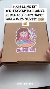 SLIME KIT TERLENGKAP BY SLIME BINTARO II SLIME KIT TERMURAH II SLIME KIT LUCU II SLIME II BIKIN SLIME SENDIRI DIRUMAH II SLIME KIT NO RIBET II SLIME KIT ANTI GAGAL II SLIME KIT BAGUS II SLIME KIT WORTH IT