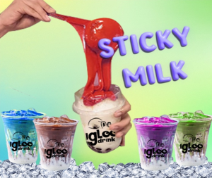 IGLOO SUSU KENTAL MELEKIT SERBUK PRACAMPURAN ( STICKY MILK ICE BLENDED FRUIT TEA INSTANT PREMIX POWDER )