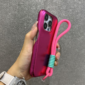 Leather Phone Case for 15 pro Max Simple Fashionable Semi-Enclosed Design Suitable for Men And Women Popular on Social Media