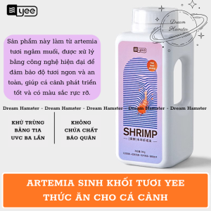 Artemia sinh khối tươi Yee - thức ăn cho cá cảnh
