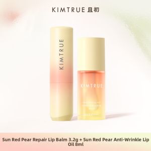 KIMTRUE | Sun Red Pear Flavored Hydrating and Wrinkle Reducing Lip Oil