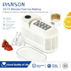 PANSON Mini Ice maker Machine Automatic Household Smart Touch Ice Cube Maker Portable