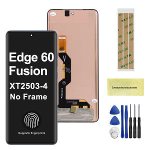 For Motorola Edge 60 Fusion 6.67 OLED LCD Display Screen with Frame Touch Panel Digitizer Replacement for XT2503-4