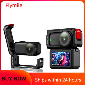Flymile Metal Cage Protective Case for DJI Osmo Nano Aluminum Alloy Frame Cold Shoe 1/4 Screw Hole Extended Mounts Accessories