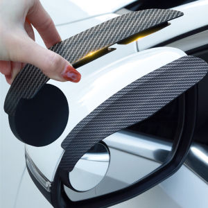 SEAMETAL Car Rearview Mirror Rain Eyebrow Reversing Rainproof  Round Mirror  Car Blind Spot Auxiliary Mirrors