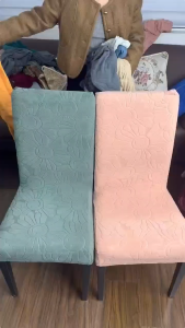 【Manila Stock】 Chair Cover Elastic Chair Seat Cover Knitted Seat Cushion Cover Dining Slipcovers Home Decor