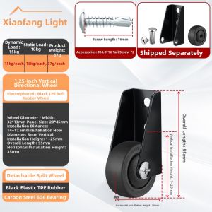 FANGXIANSHENG | Door Sagging Prevention Wheel with Spring
