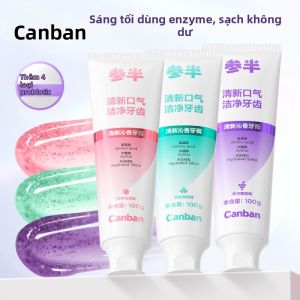 CANBAN | Kem Đánh Răng Làm Trắng và Cải Thiện Hơi Thở có Probiotic và Enzyme