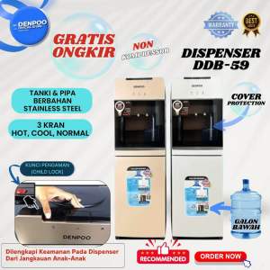 DENPOO DISPENSER AQUAZONE FILTER DDB 59 - LOW WATT - NON KOMPRESSOR