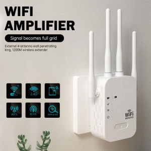 Walteriney 1200M/300M Dual-band WIFI Repeater Wireless Wifi Range Extender Router Repeater