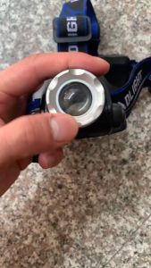 Senter Kepala Super Terang Senter Kepala LED Anti Air Casing Paduan Aluminium 3 Mode Cahaya USB Rechargeable Zoom Headlamp