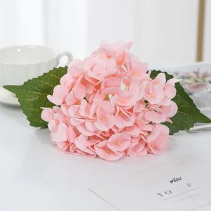 ดอกไฮเดรนเยียประดิษฐ์ 1/5 ชิ้น ทำจากผ้าไหม สำหรับช่อดอกไม้เจ้าสาว งานแต่งงาน ตกแต่งบ้าน งานเทศกาล ของประดับตกแต่ง แจกัน ต้นไม้จัดดอกไม้ กล่อง DIY